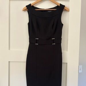 WHBM black sheath dress. Size 2P